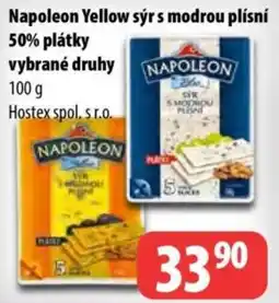 Partner Maloobchodní síť Napoleon yellow sýr s modrou plísní nabídka