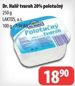 Partner Maloobchodní síť Dr. Halíř polotučný tvaroh nabídka
