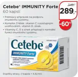 Magistra lékárny Cetebe Immunity Forte nabídka