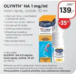 Magistra lékárny Olynth HA 1 mg/ml nabídka