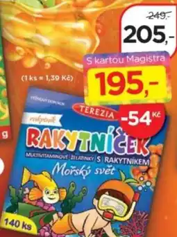Magistra lékárny Terezia rakytníček multivitaminové želatiniky s rakytníkem nabídka