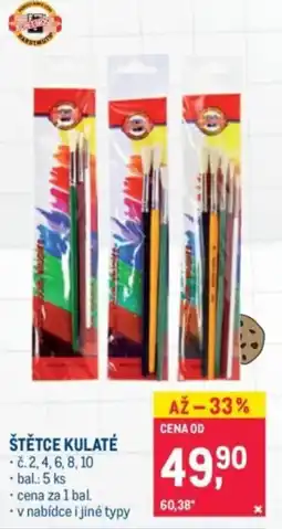Makro Štětce kulaté nabídka