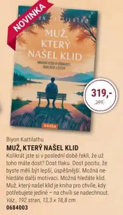 Knižní klub Biyon Kattilathu muž, který našel klid nabídka