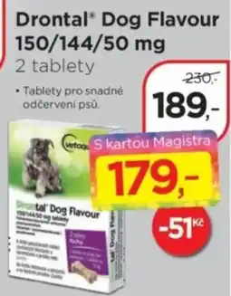 Magistra lékárny Vetoo Drontal Dog Flavour nabídka
