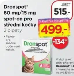 Magistra lékárny Dronspot spot-on pro střední kočky nabídka