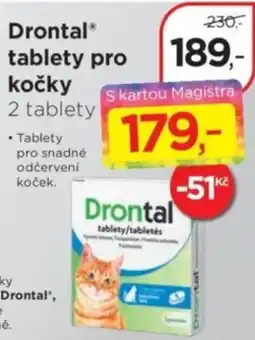 Magistra lékárny Drontal tablety pro kočky nabídka