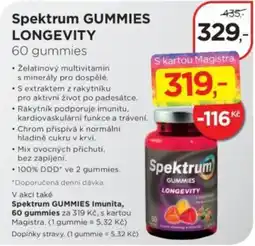 Magistra lékárny Spektrum Gummies Longevity nabídka