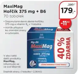 Magistra lékárny MaxiMag Hořčík 375 mg + B6 nabídka
