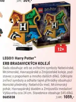 Knižní klub LEGO Harry Potter Erb bradavických kolejí nabídka