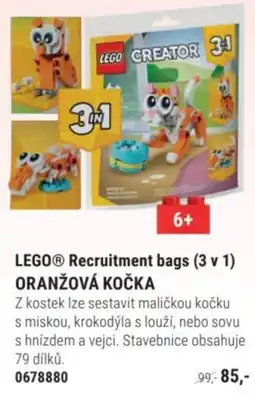 Knižní klub Lego Recruitment bags (3v1) oranžová kočka nabídka