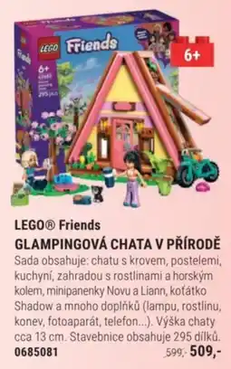 Knižní klub lego friends glampingová chata v přírodě nabídka
