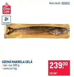 Makro Fine Life uzená makrela celá nabídka