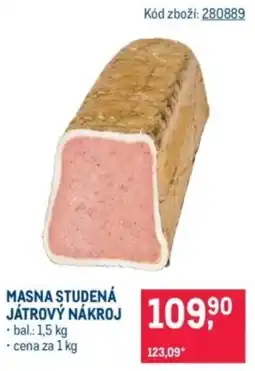 Makro Masna studená játrový nákroj nabídka