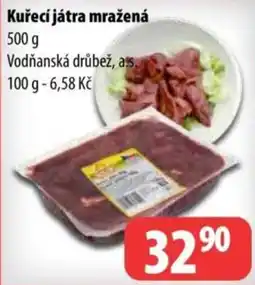 Partner Maloobchodní síť Vodňanská drůbež kuřecí játra mražená nabídka