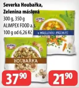 Partner Maloobchodní síť Severka Houbařka, Zelenina máslová nabídka
