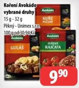 Partner Maloobchodní síť Avokádo vybrané druhy nabídka