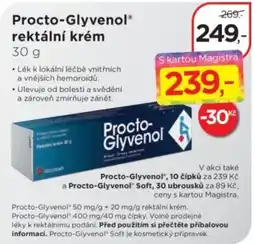 Magistra lékárny Procto-Glyvenol rektální krém nabídka