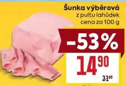 Billa Šunka výběrová nabídka