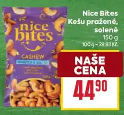 Billa Nice bites Kešu pražené, solené nabídka