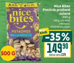 Billa Nice Bites Pistácie pražené solené nabídka