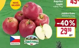 Billa Česká farma jablka gala nabídka