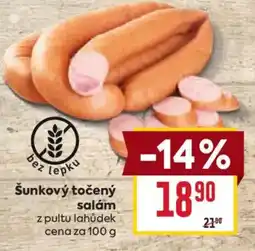 Billa Šunkový točený salám nabídka