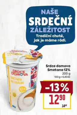 Billa Srdce domova Smetana 12% nabídka