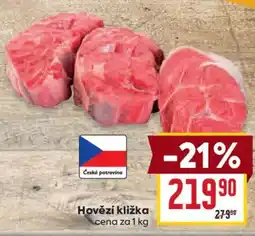 Billa Hovězí kližka nabídka