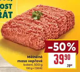 Billa Mělněné maso vepřové nabídka