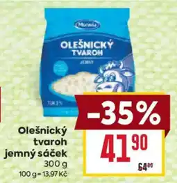Billa Moravia olešnický tvaroh jemný sáček nabídka