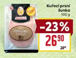 Billa Kuřecí prsní šunka nabídka