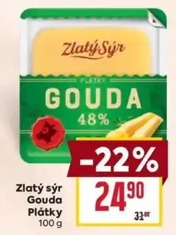 Billa Zlatý Sýr Gouda Plátky nabídka