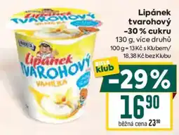 Billa Lipánek tvarohový nabídka