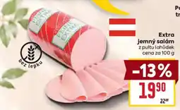 Billa Extra jemný salám nabídka