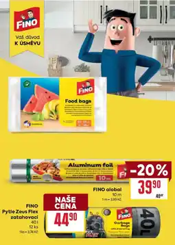 Billa Fino food bags nabídka