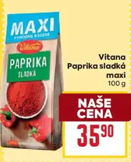 Billa Vitana paprika sladká nabídka