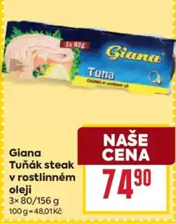 Billa Giana Tuňák steak nabídka