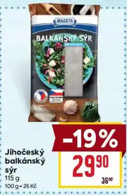 Billa Madeta jihočeský balkánský sýr nabídka