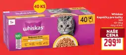 Billa Whiskas kapsičky pro kočky želé nabídka