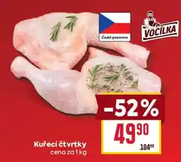 Billa Vocílka kuřecí čtvrtky nabídka