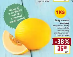 Billa Žlutý meloun medový nabídka