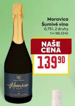 Billa Moravica šumivé víno nabídka