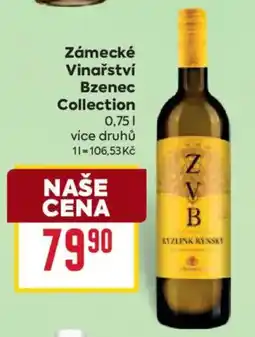Billa Zámecké Vinařství Bzenec Collection nabídka