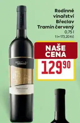 Billa Břeclav Tramín červený nabídka