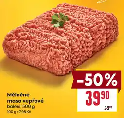 Billa Mělněné maso vepřové nabídka