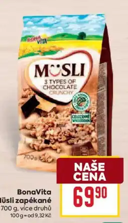 Billa BonaVita müsli zapékané nabídka