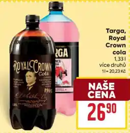 Billa Royal Crown Cola nabídka