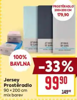 Billa At Home Jersey Prostěradlo nabídka