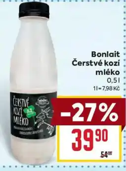 Billa Bonlait Čerstvé koží mléko nabídka