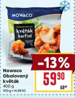 Billa Nowaco obalovaný květák nabídka